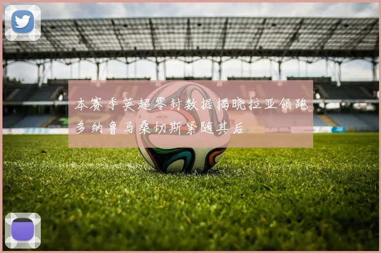 本赛季英超零封数据揭晓拉亚领跑多纳鲁马桑切斯紧随其后